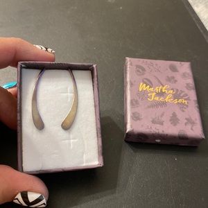 Martha Jackson Silver Ear Crawler / Climber Cuff Style Pair / Set Earrings.